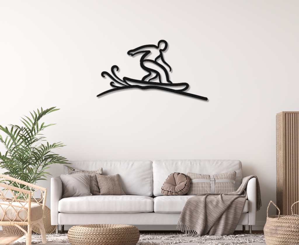 Snowboarding Metal Wall Art