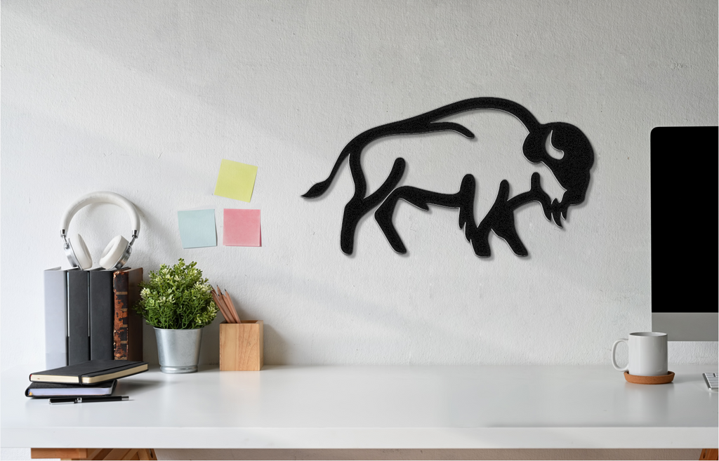 Buffalo Metal Wall Art