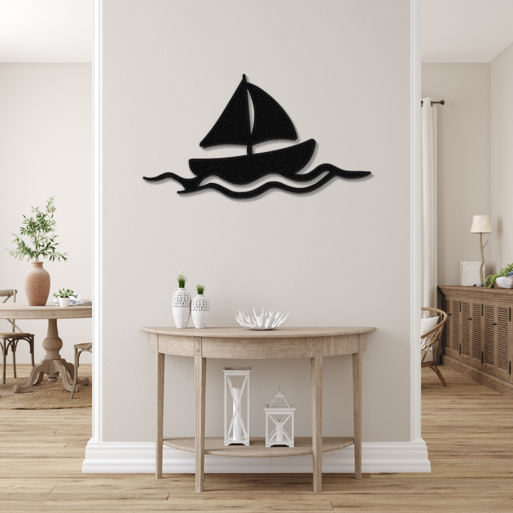 Sailboat Metal Wall Art