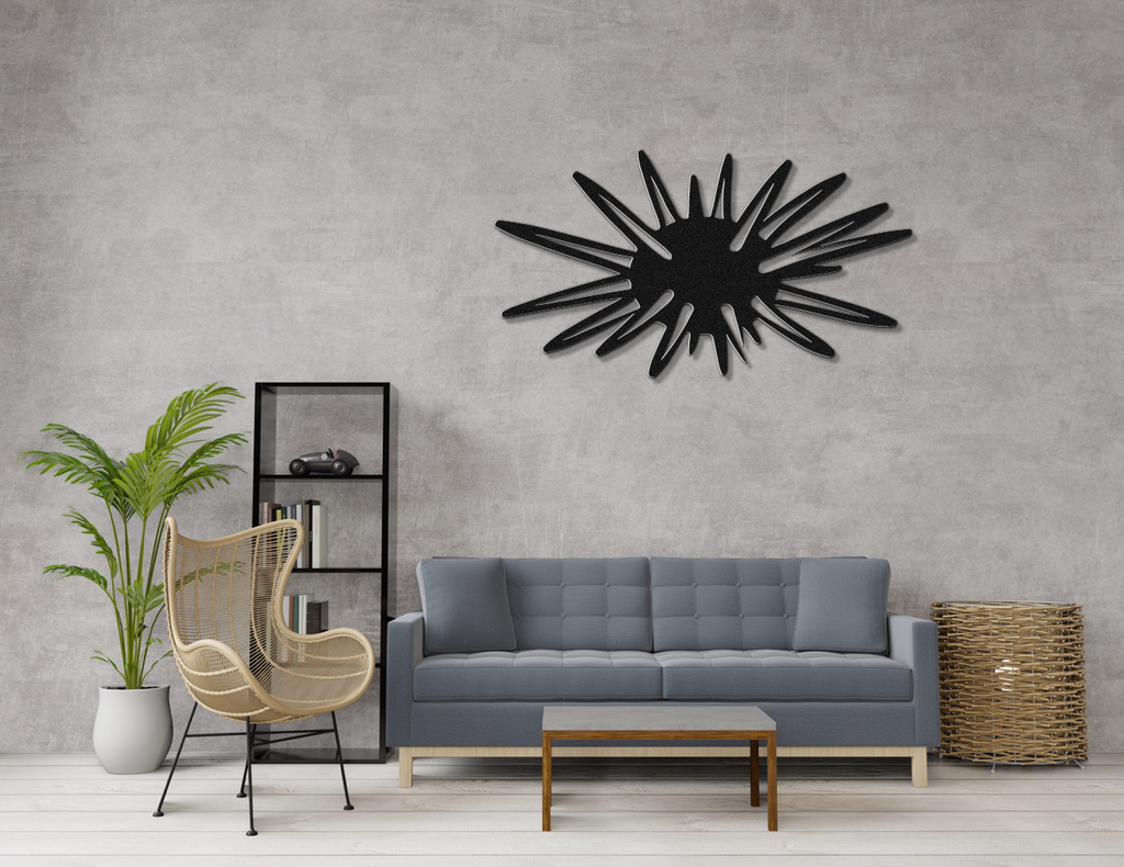 Sea Urchin Metal Wall Art
