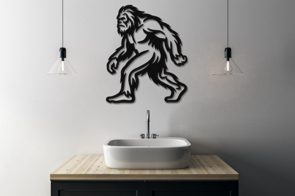 Bigfoot Metal Wall Art