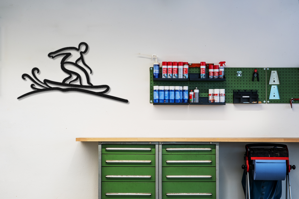 Snowboarding Metal Wall Art