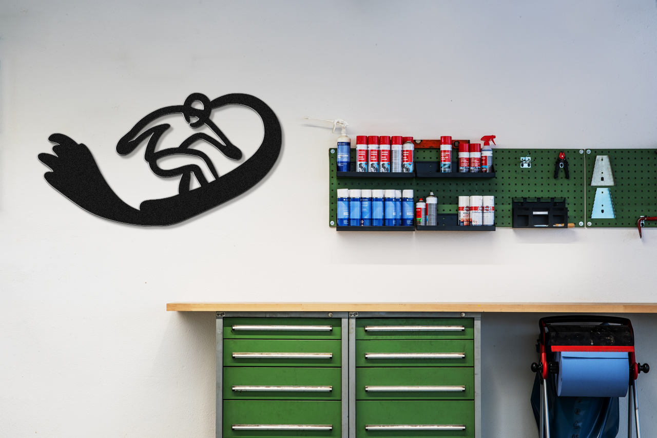 Snowboarding Metal Wall Art