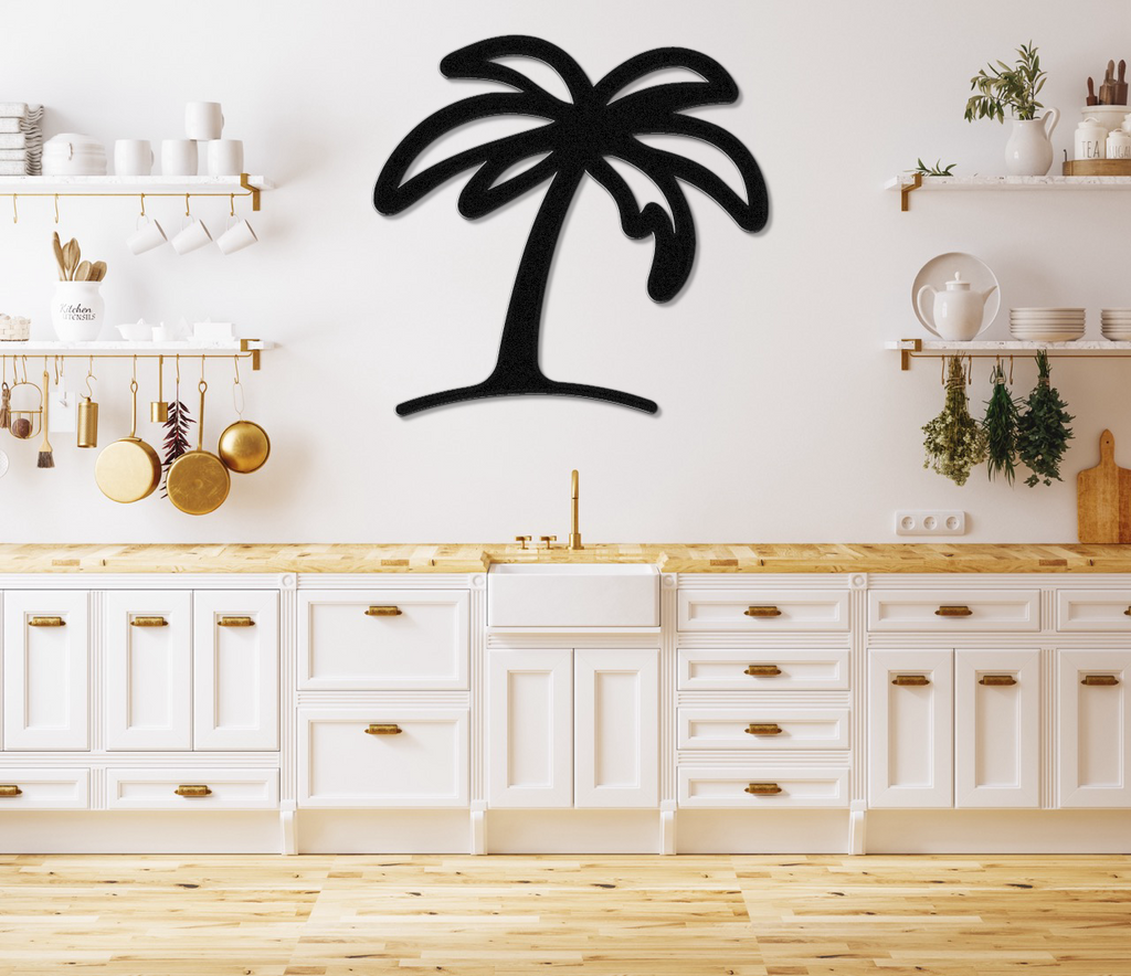 Palm Tree Metal Wall Art
