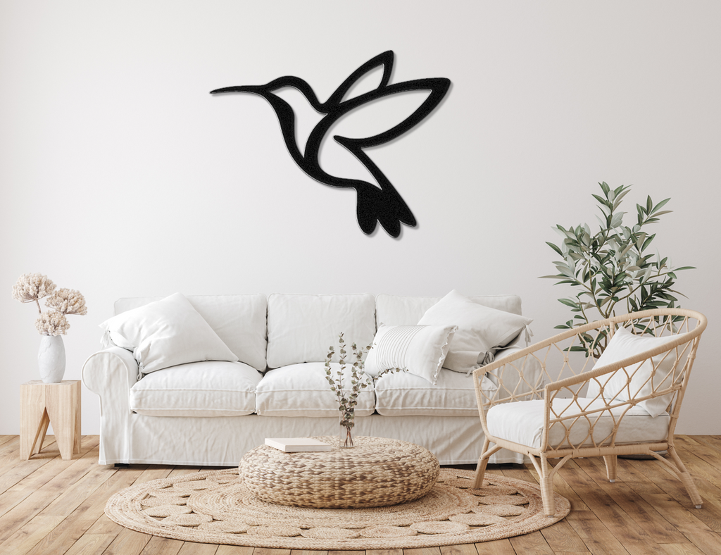 Hummingbird Metal Wall Art