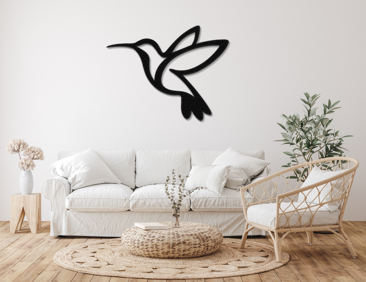 Hummingbird Metal Wall Art