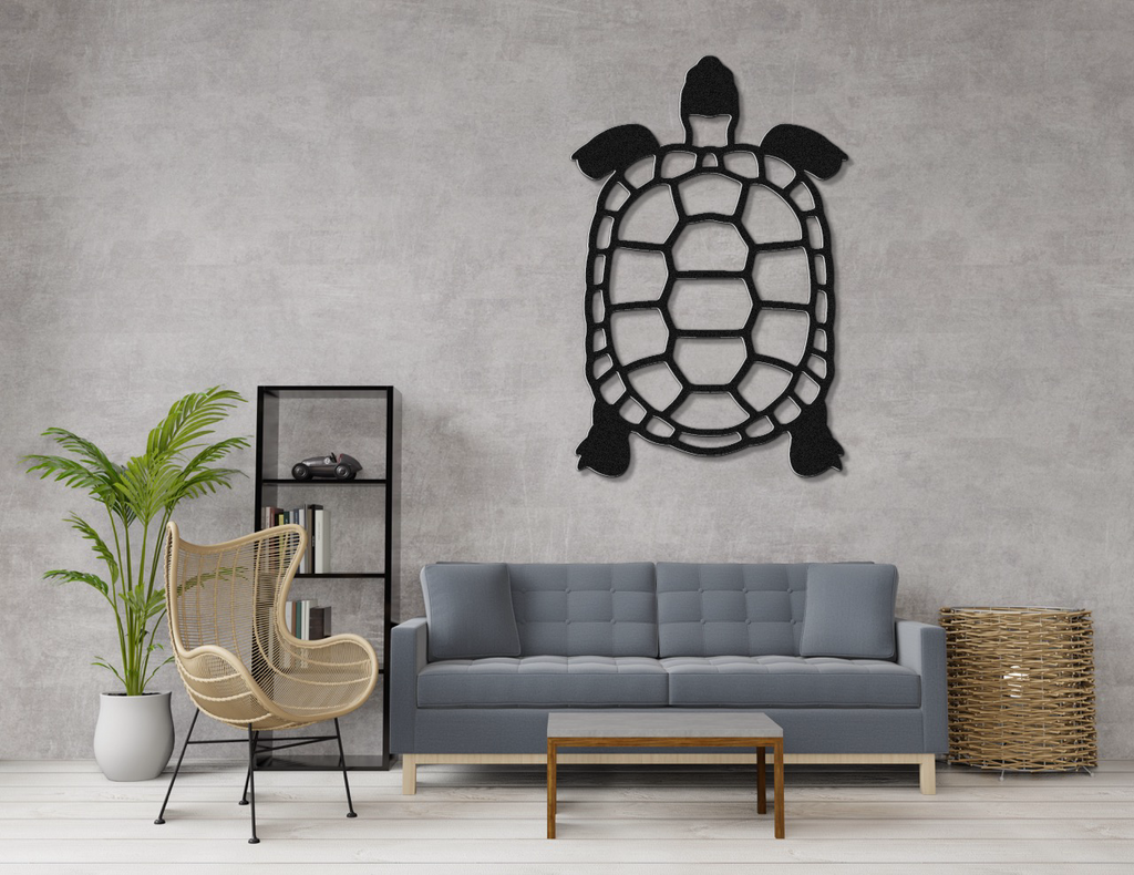 Tortoise Metal Wall Art