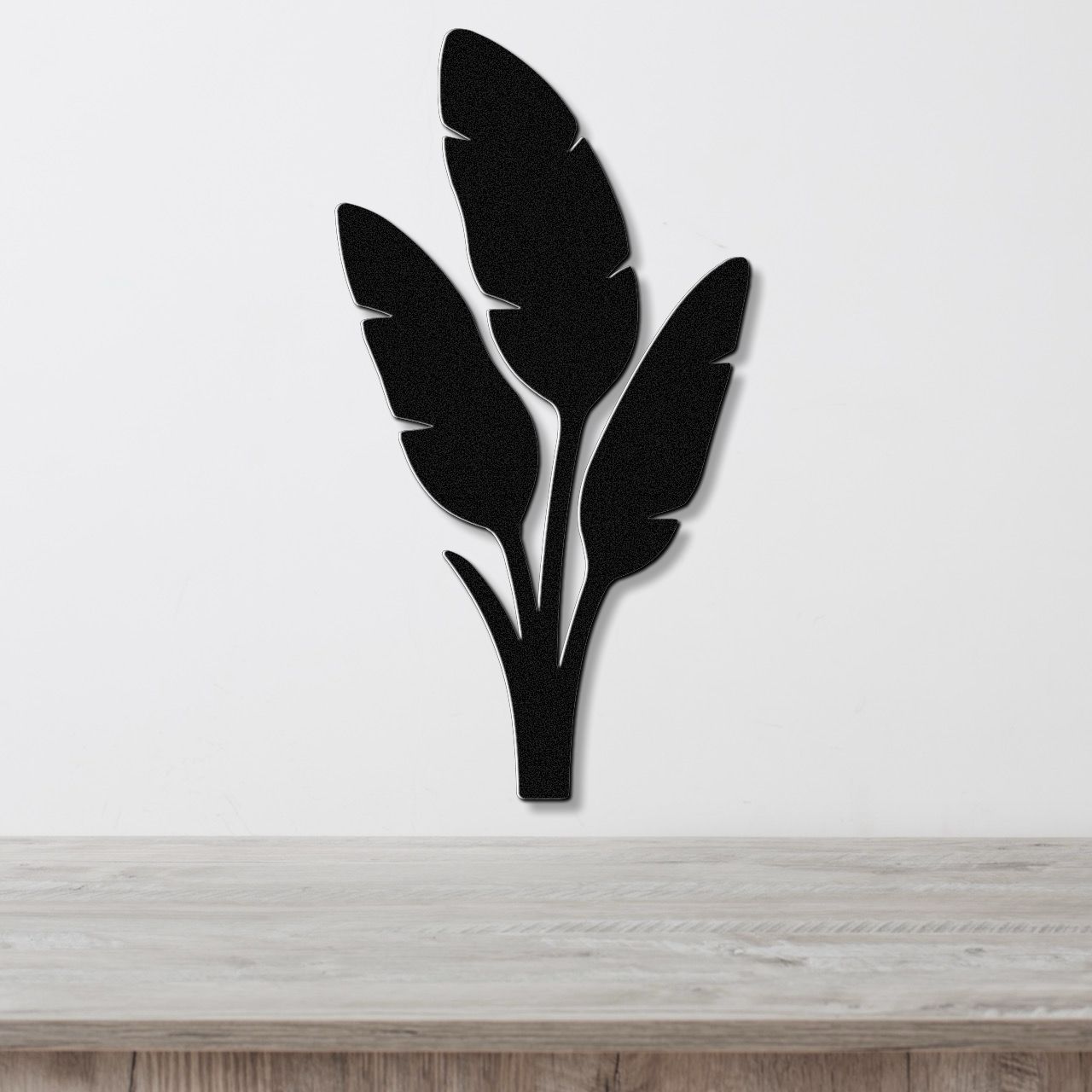 Tropical Leaves Metal Wall Art
