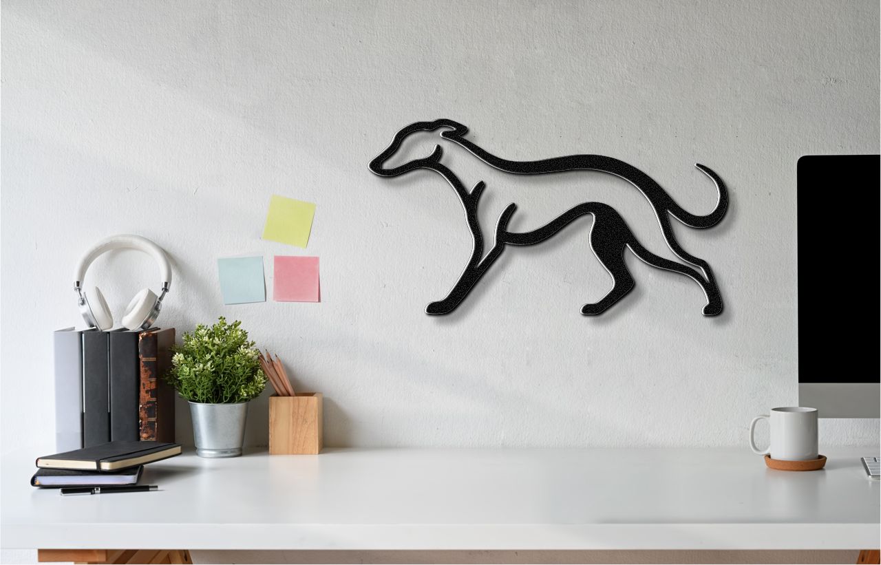 Greyhound Metal Wall Art