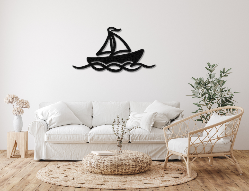 Sailboat Metal Wall Art