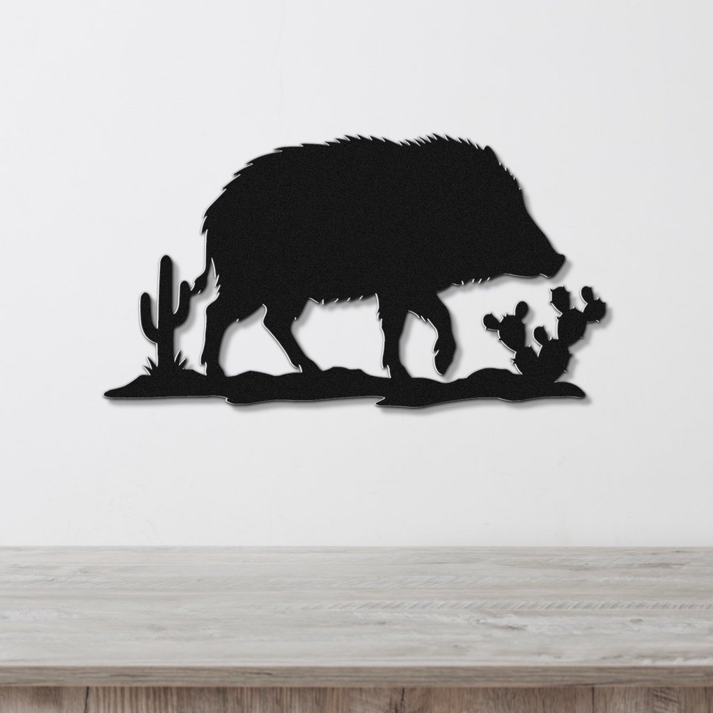 Javelina Metal Wall Art
