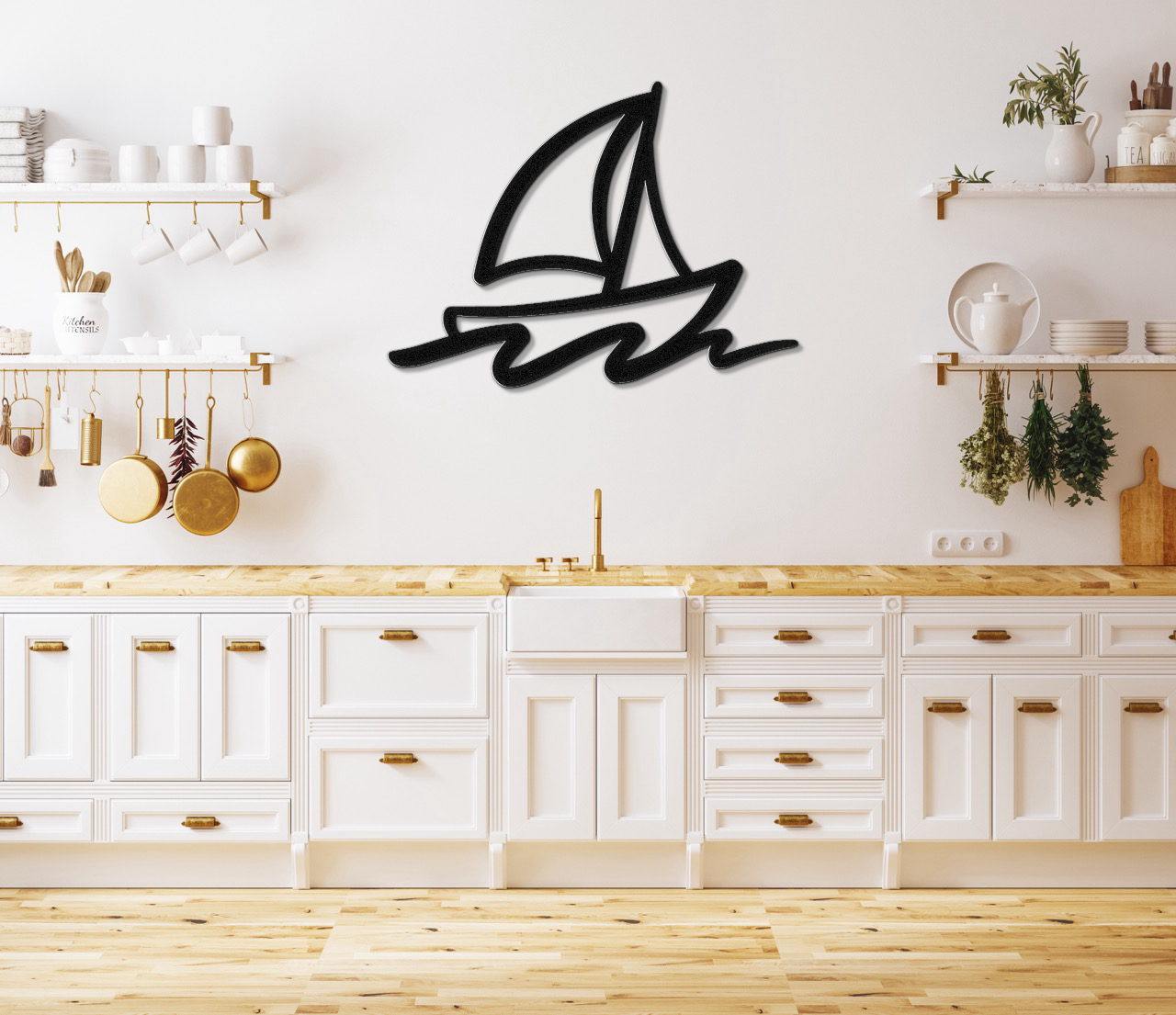 Sailboat Metal Wall Art