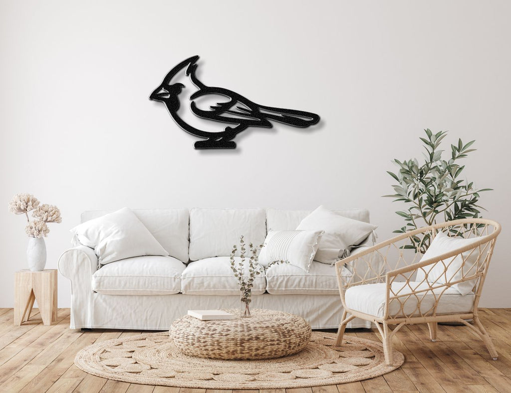 Cardinal Metal Wall Art