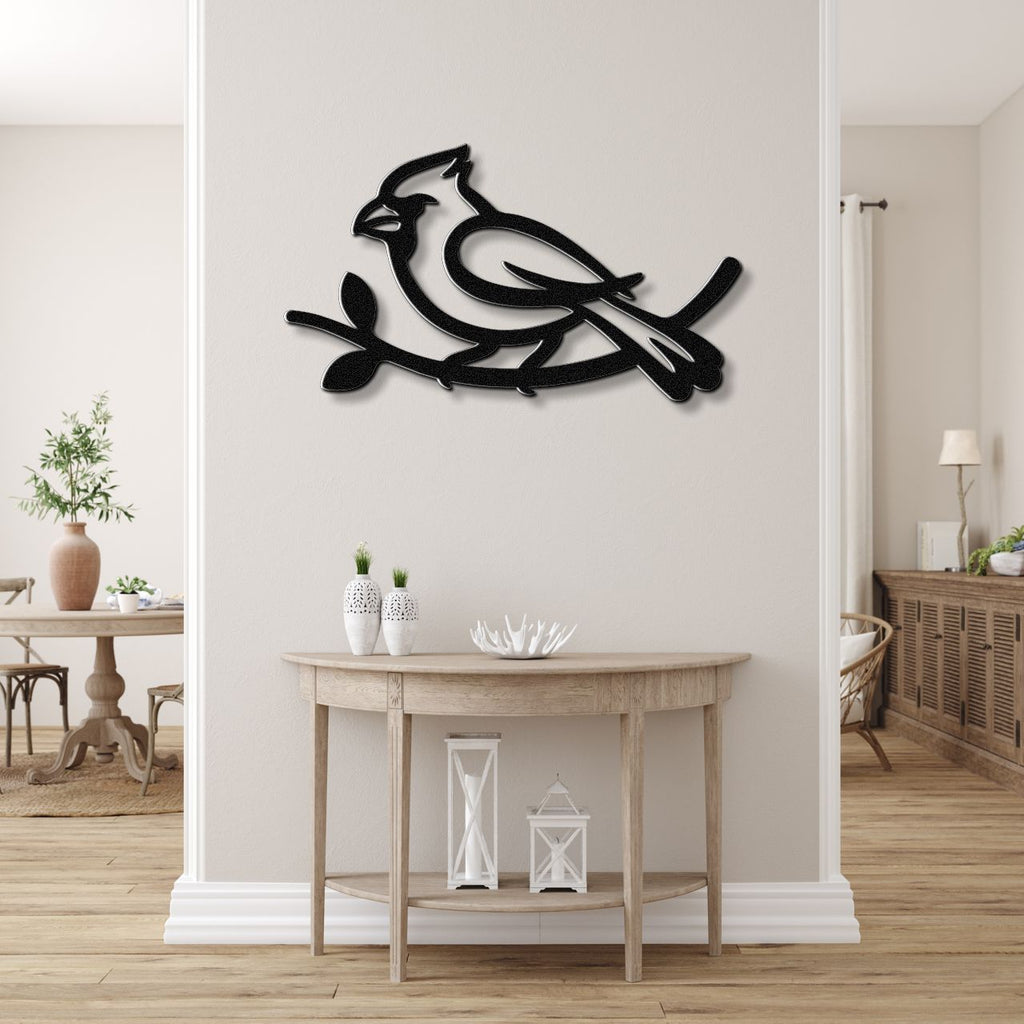 Cardinal Metal Wall Art