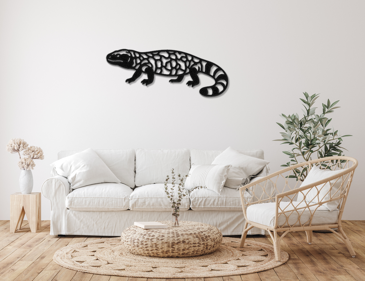 Gila Monster Metal Wall Art