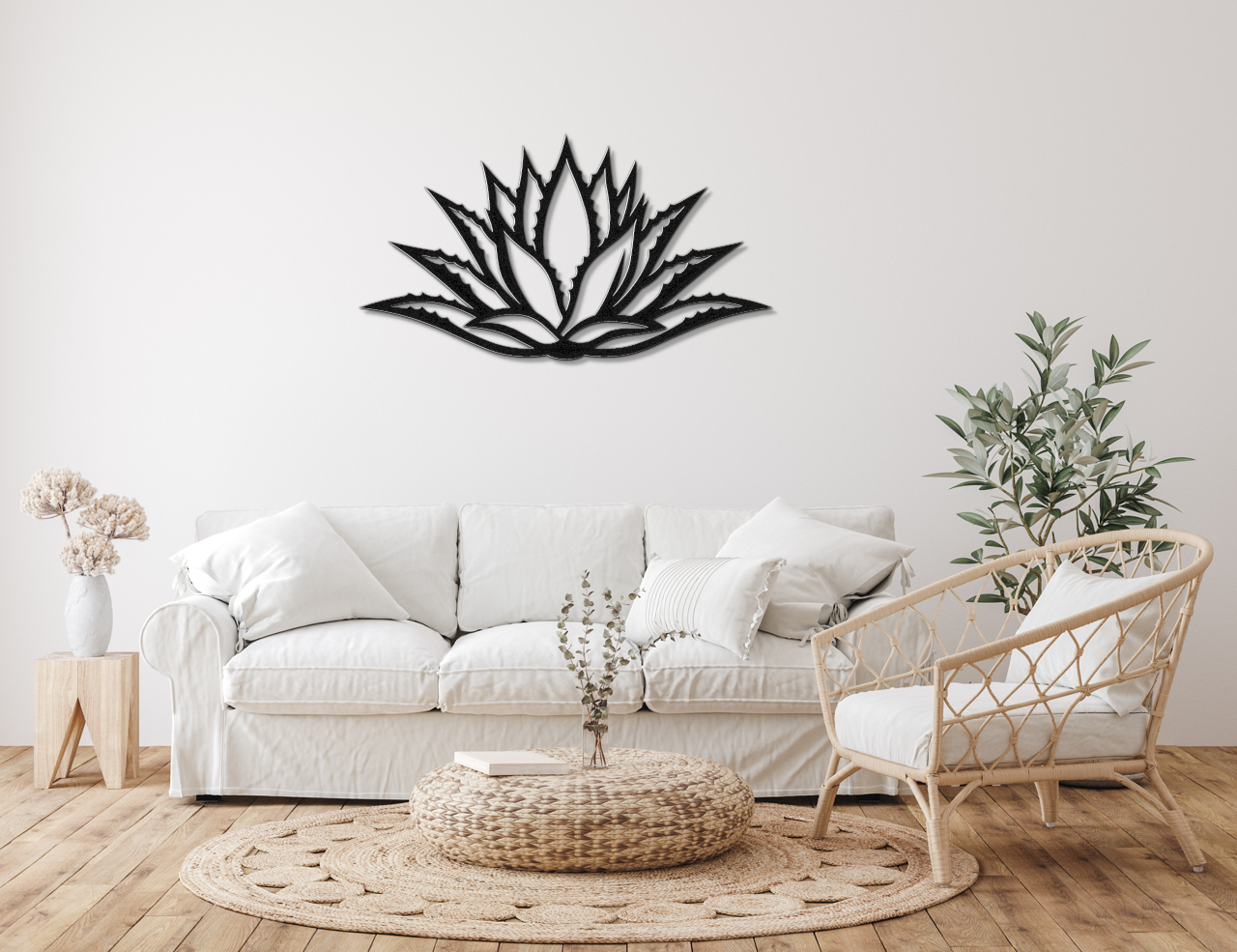 Agave Metal Wall Art