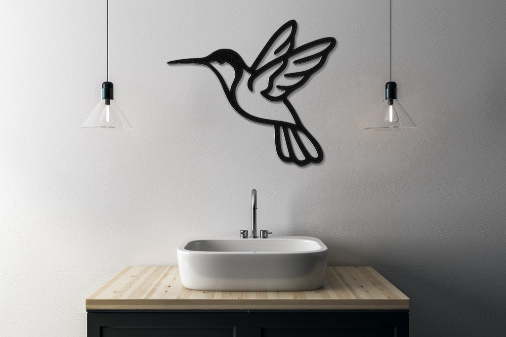 Hummingbird Metal Wall Art