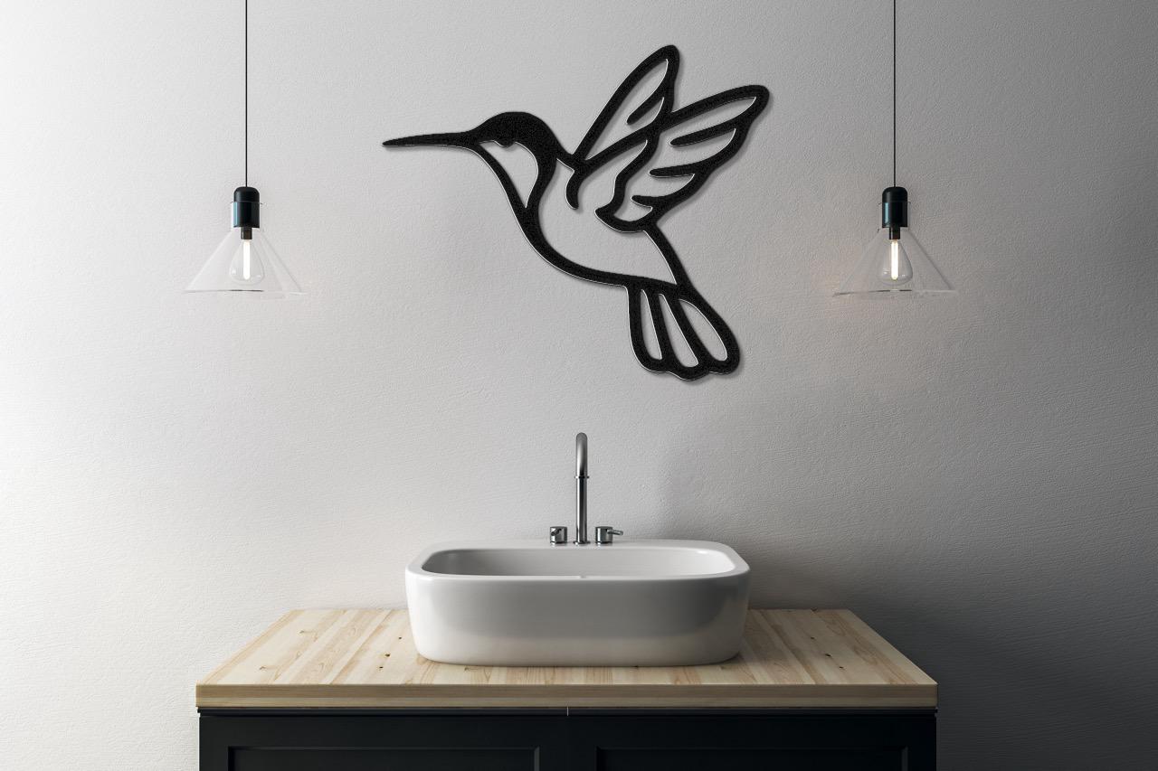 Hummingbird Metal Wall Art