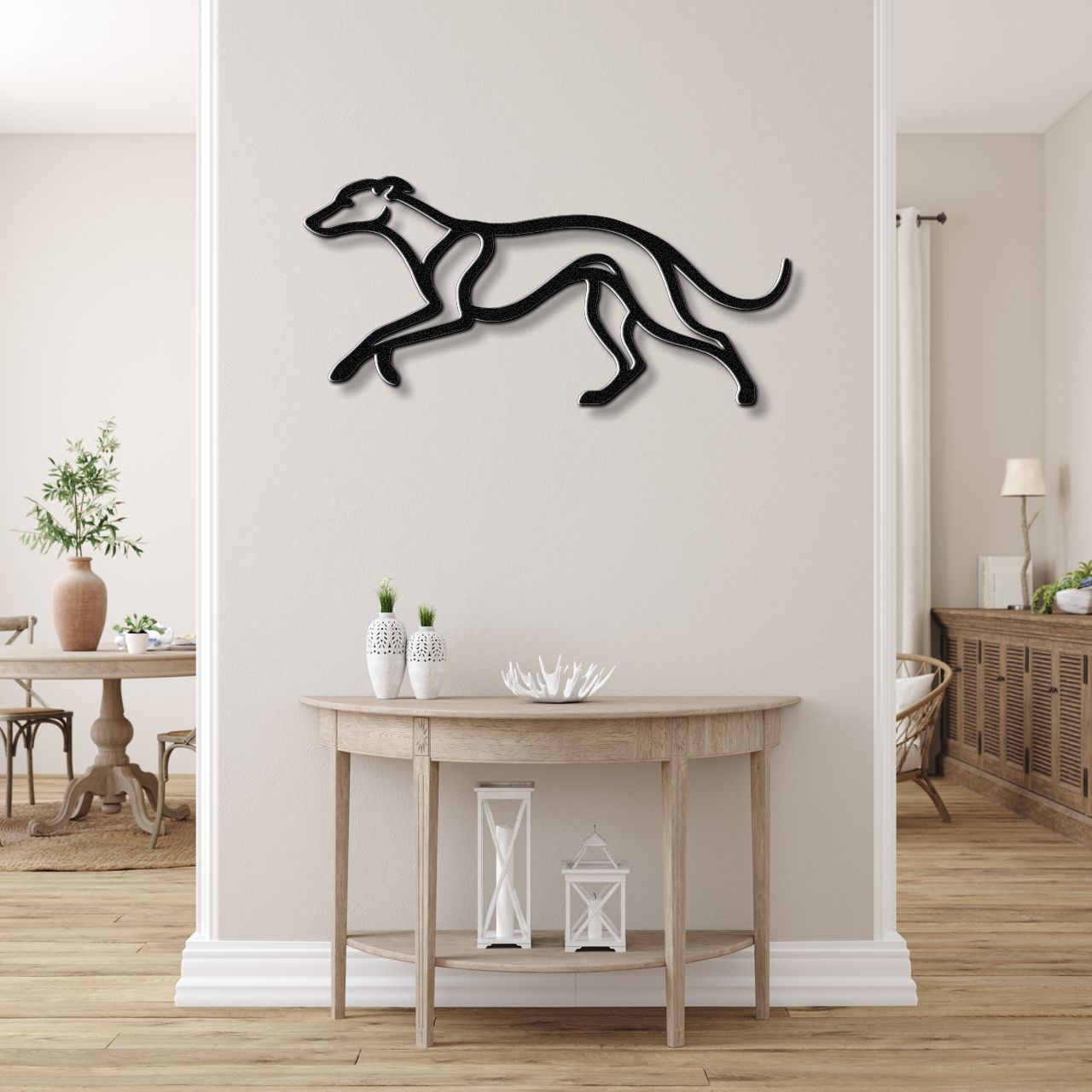 Greyhound Metal Wall Art