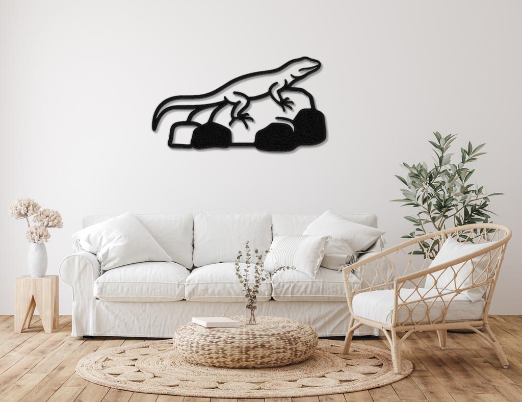 Lizard Metal Wall Art