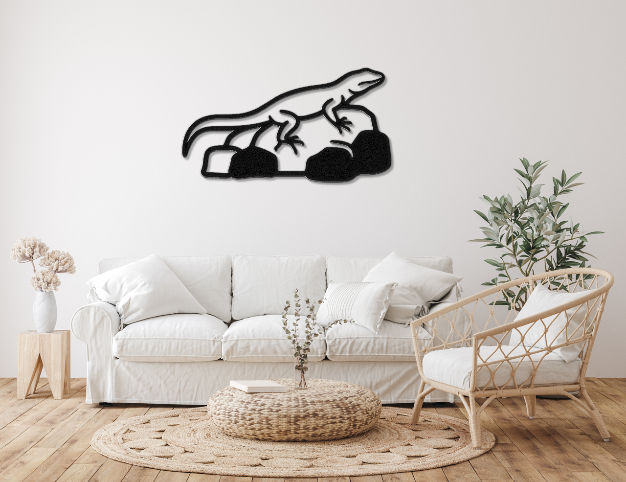 Lizard Metal Wall Art