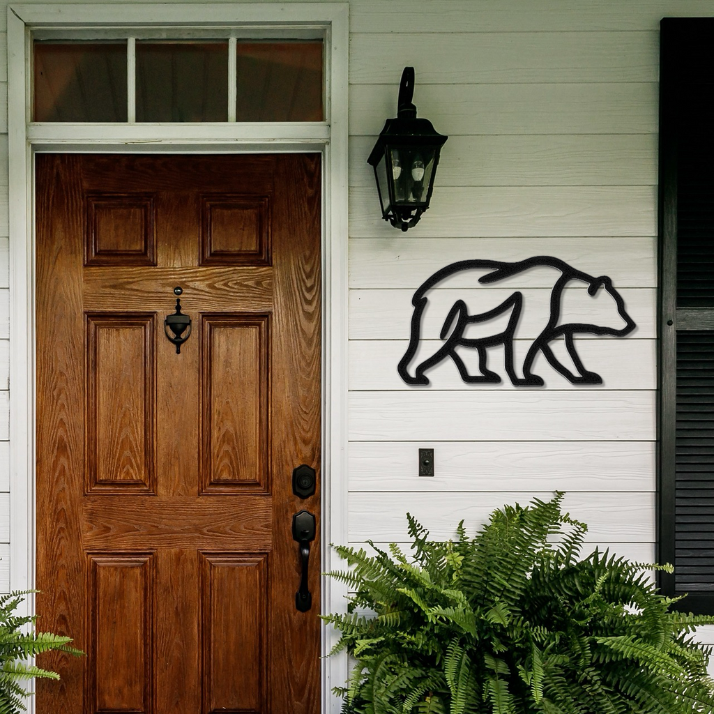 Bear Metal Wall Art