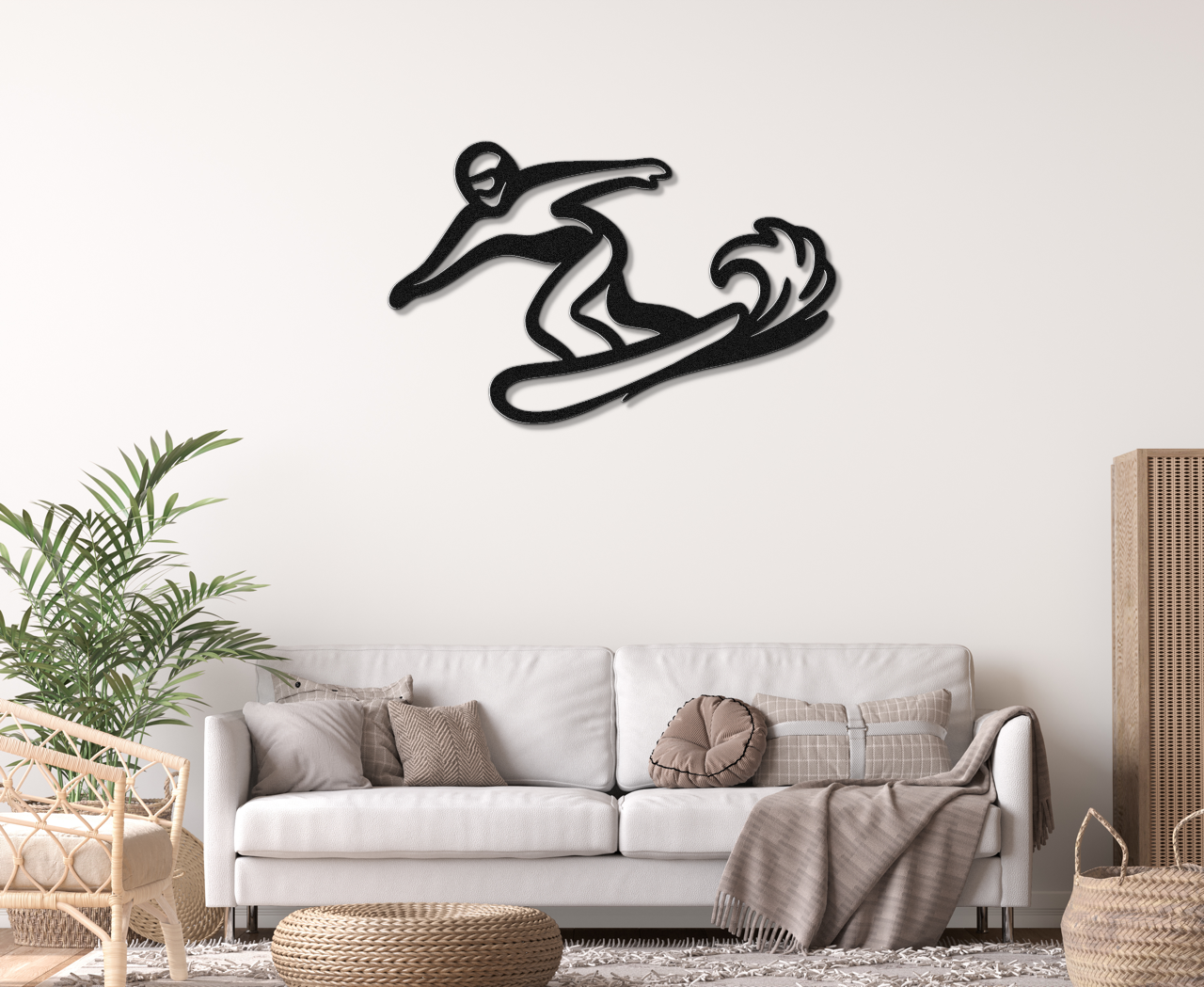 Snowboarding Metal Wall Art