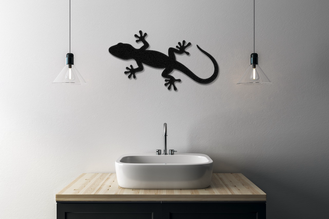 Lizard Metal Wall Art