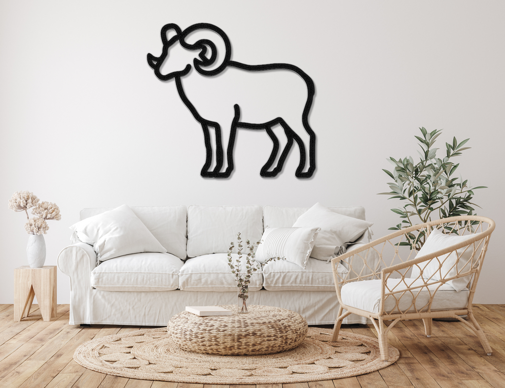 Bighorn Sheep Metal Wall Art