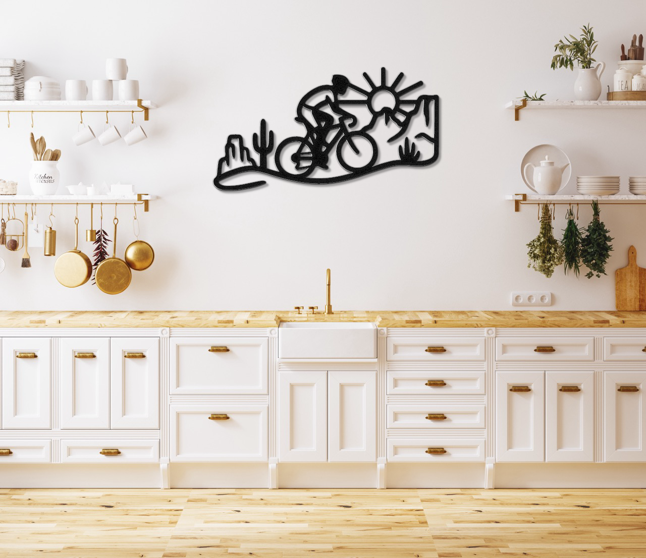 Arizona Cycling Metal Wall Art