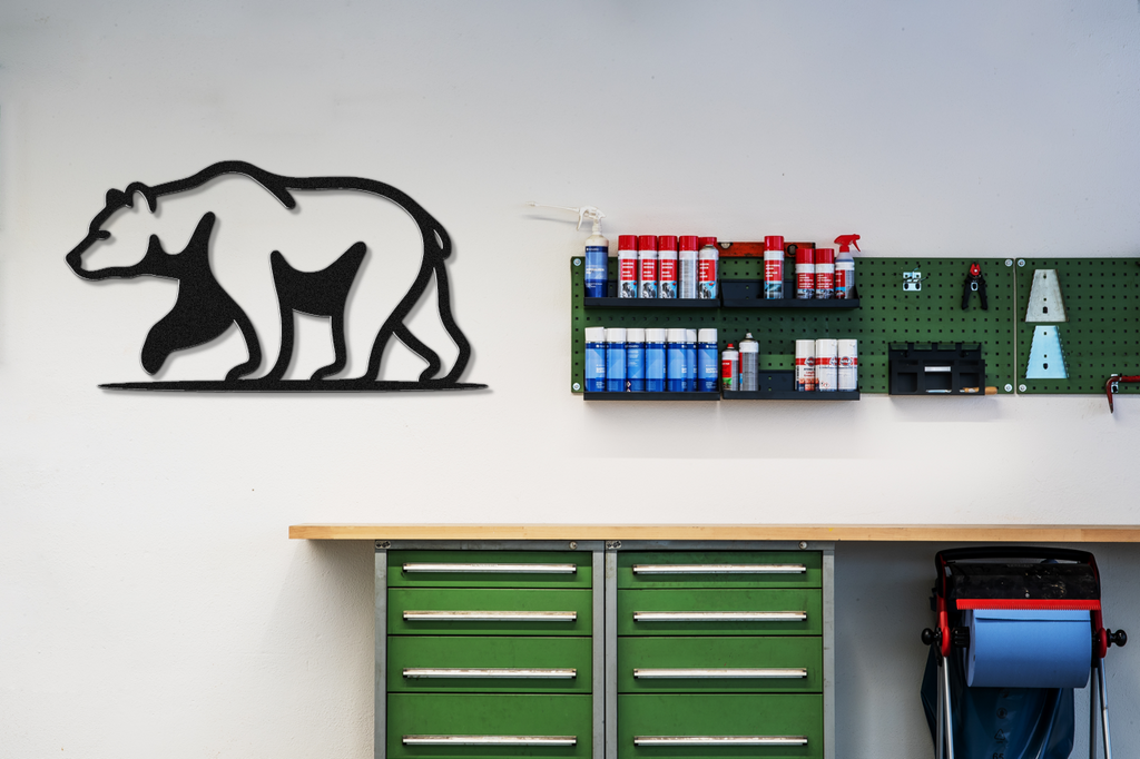 Bear Metal Wall Art