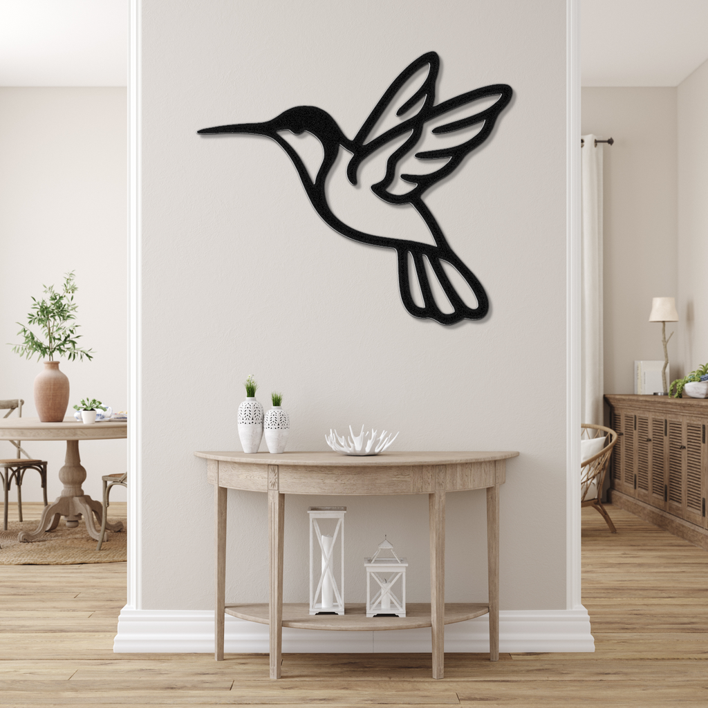 Hummingbird Metal Wall Art