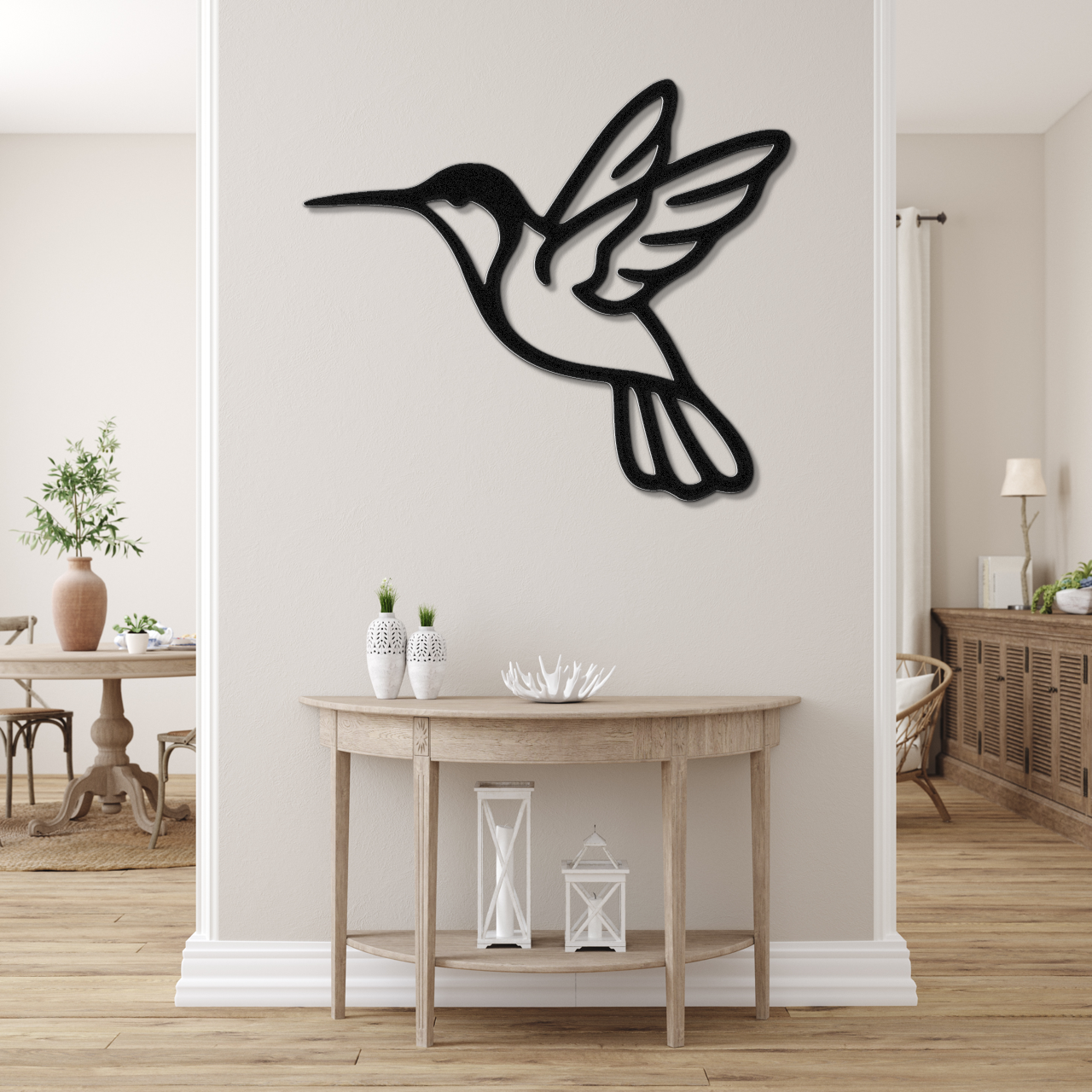 Hummingbird Metal Wall Art