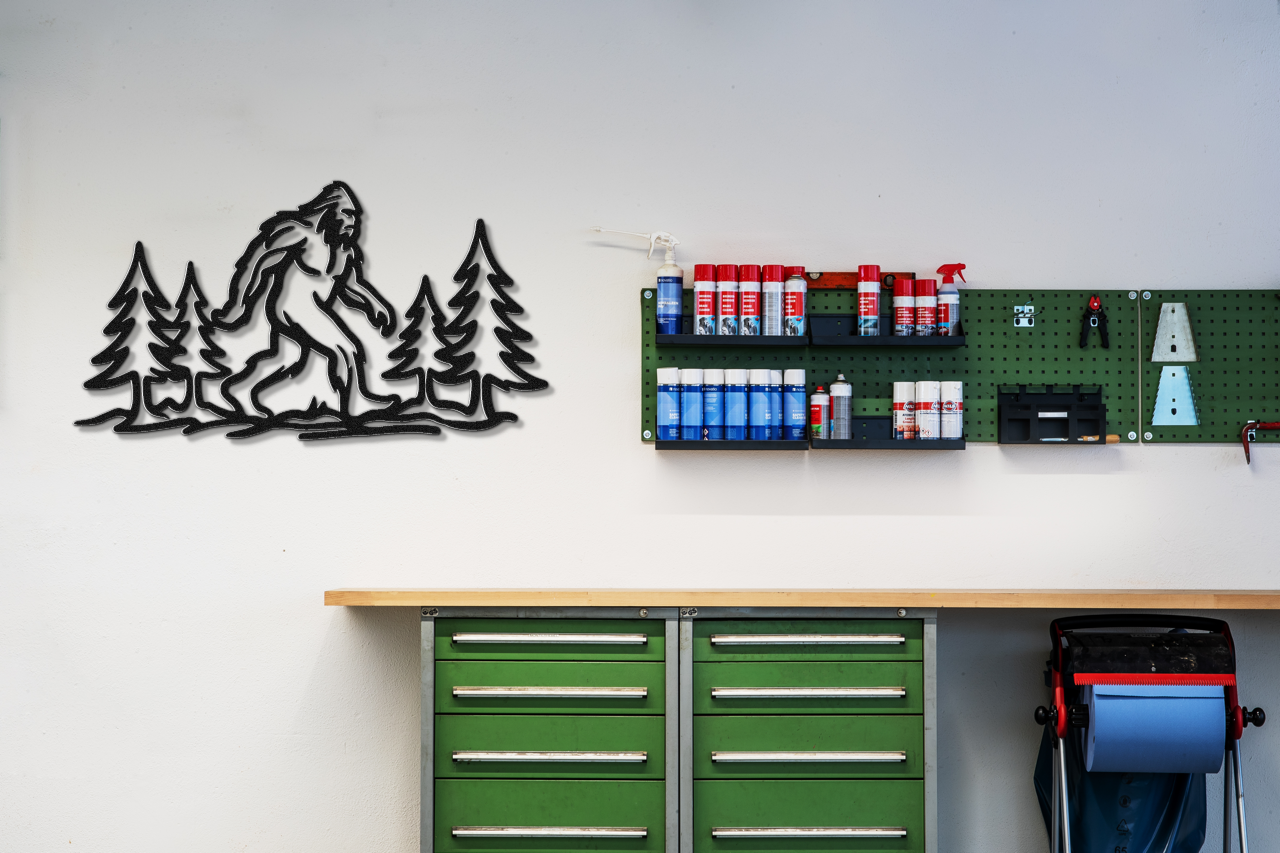 Bigfoot Metal Wall Art