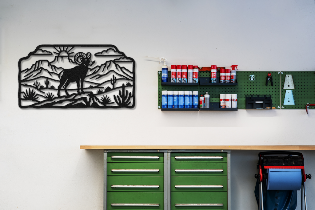 Bighorn Sheep Metal Wall Art