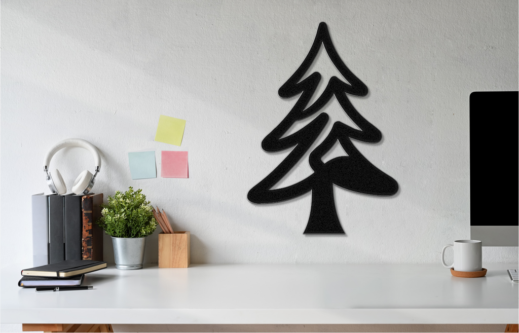 Pine Tree Metal Wall Art