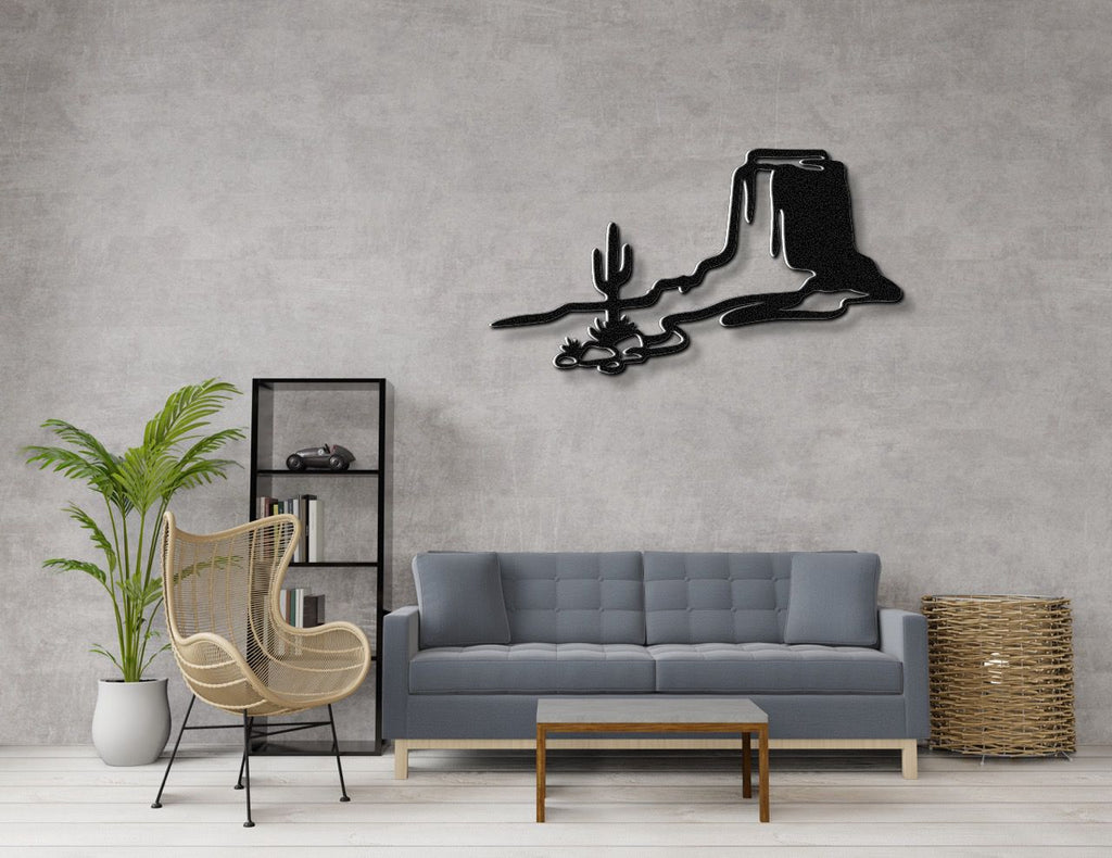 Desert Mesa Metal Wall Art