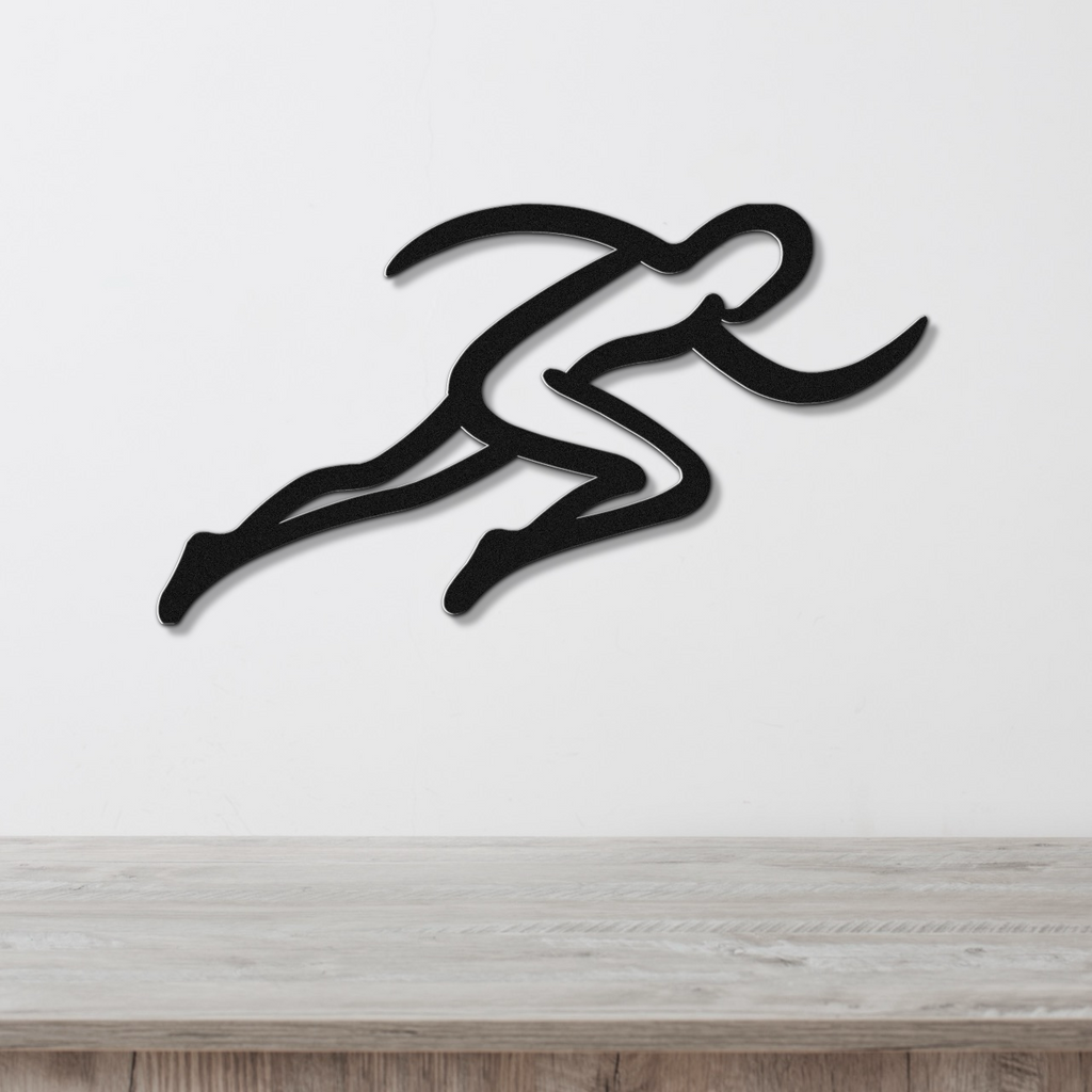 Runner Metal Wall Art