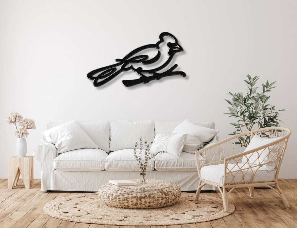 Cardinal Metal Wall Art