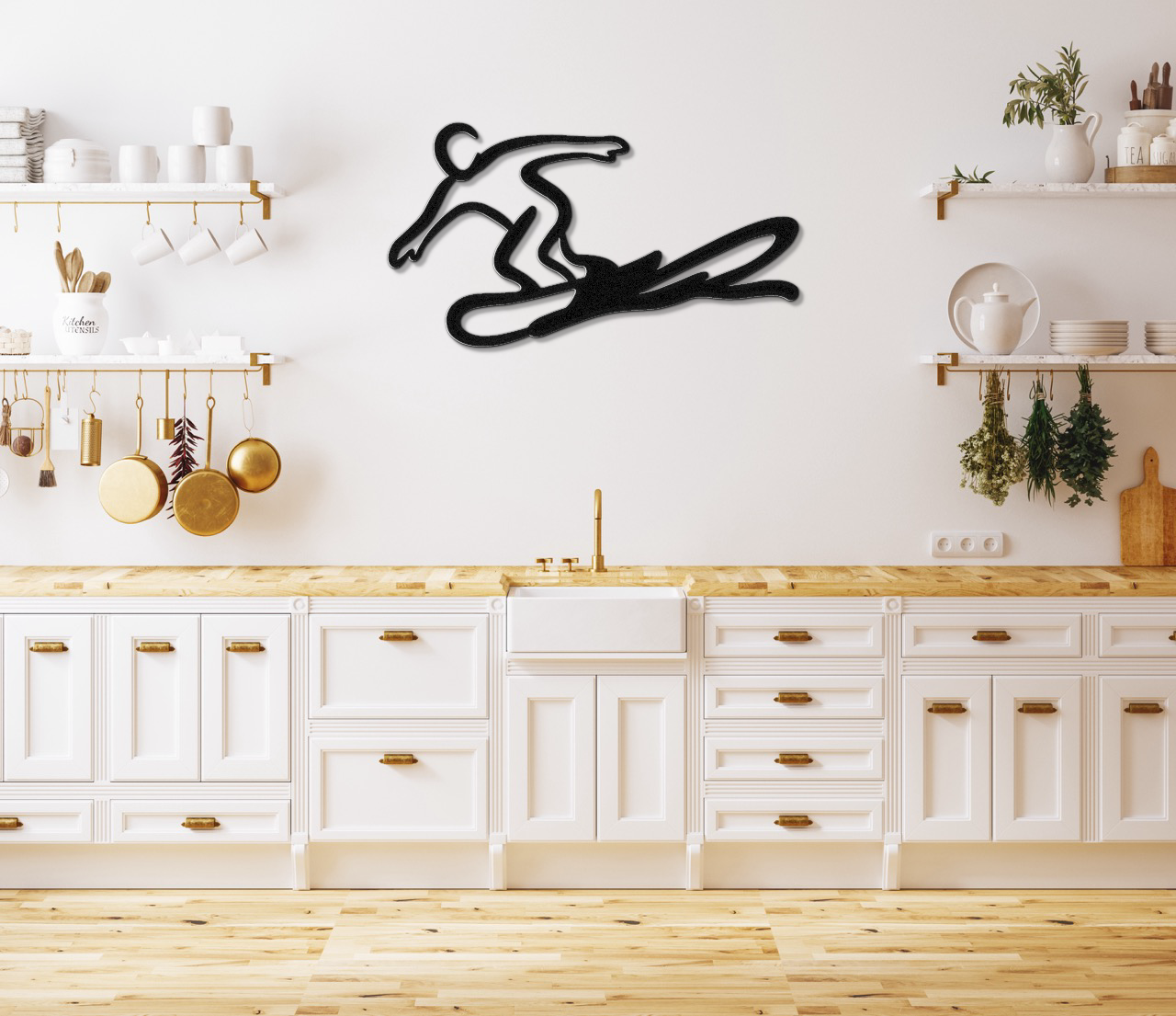 Snowboarding Metal Wall Art