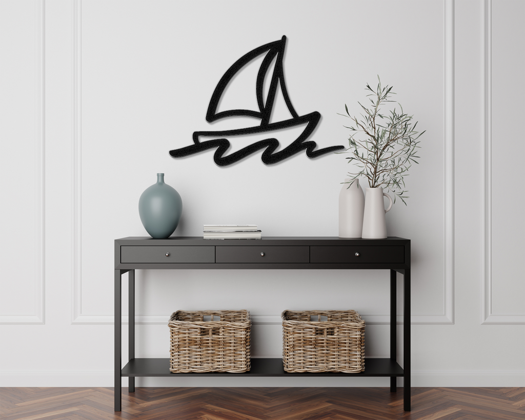 Sailboat Metal Wall Art