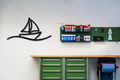 Sailboat Metal Wall Art