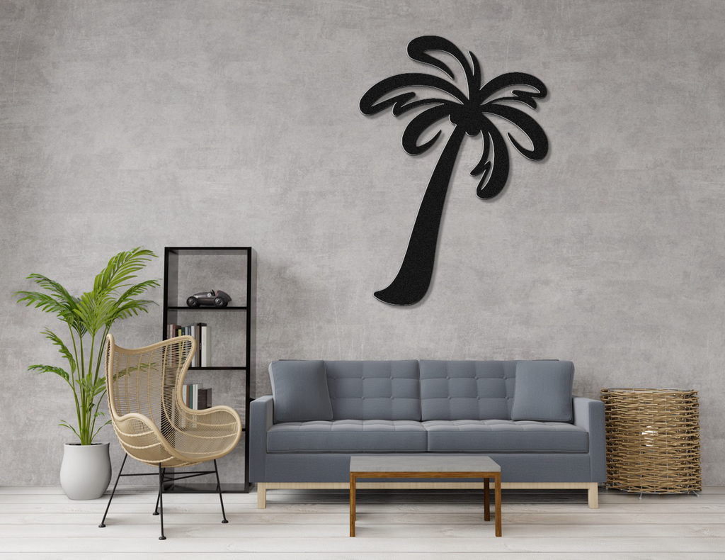 Palm Tree Metal Wall Art
