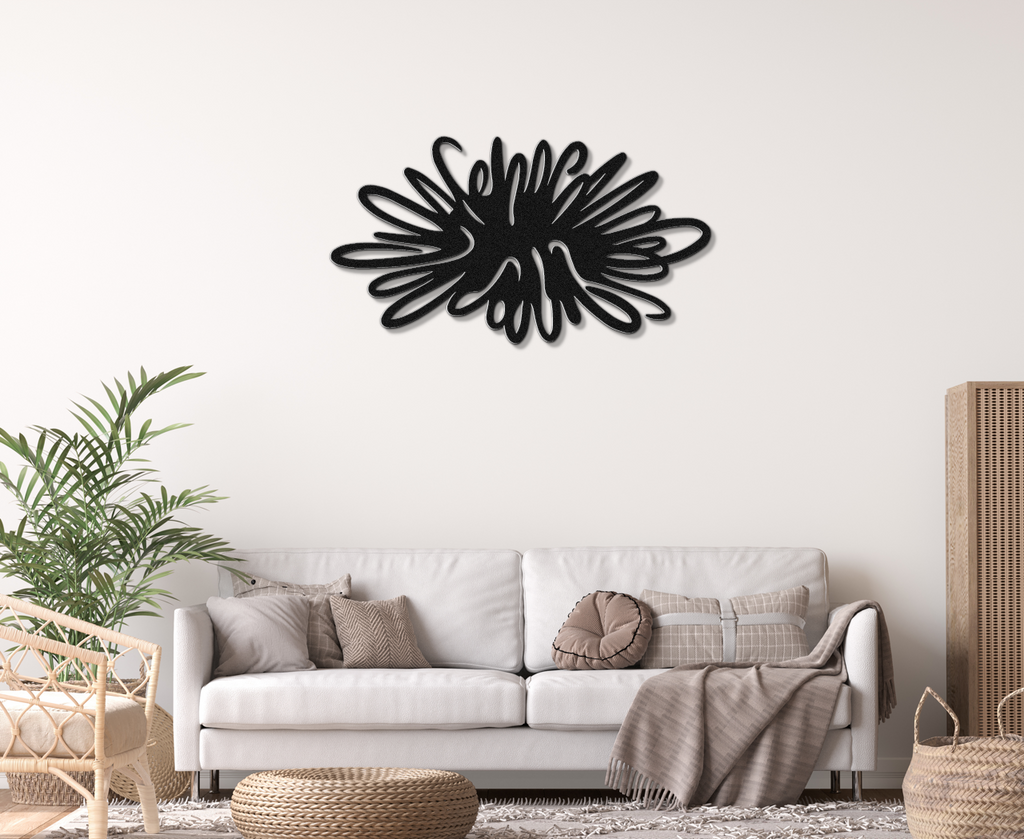 Sea Urchin Metal Wall Art