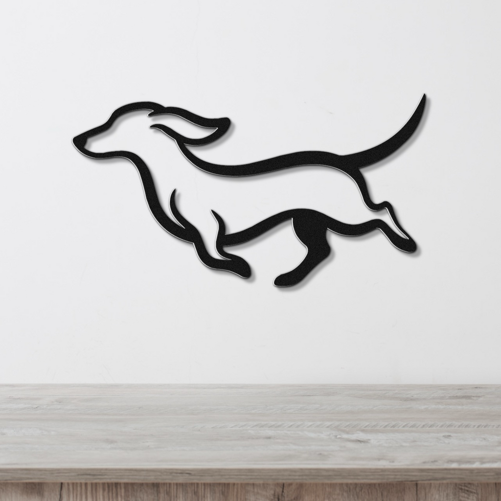 Dachshund Metal Wall Art