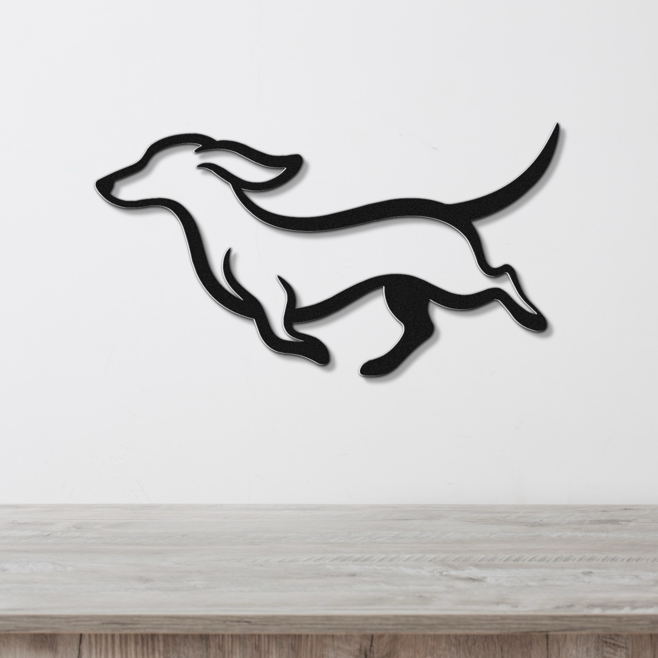 Dachshund Metal Wall Art