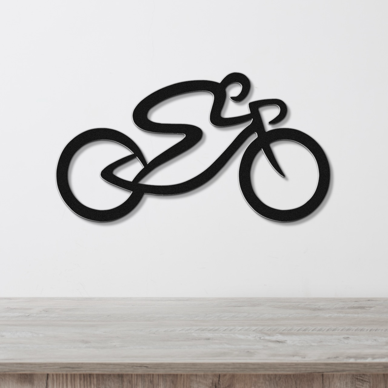 Cycling Metal Wall Art