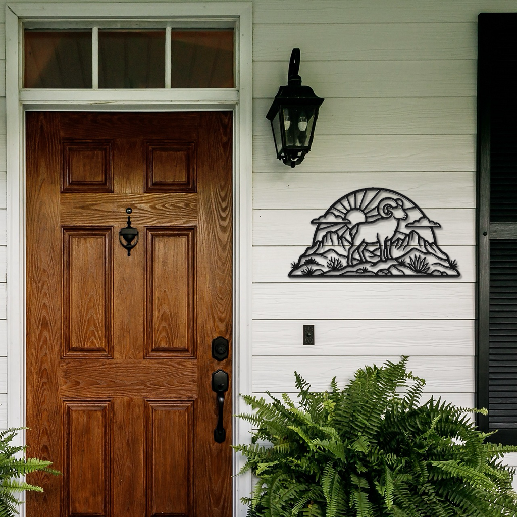 Bighorn Sheep Metal Wall Art