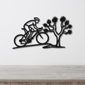 Joshua Tree Cycling Metal Wall Art