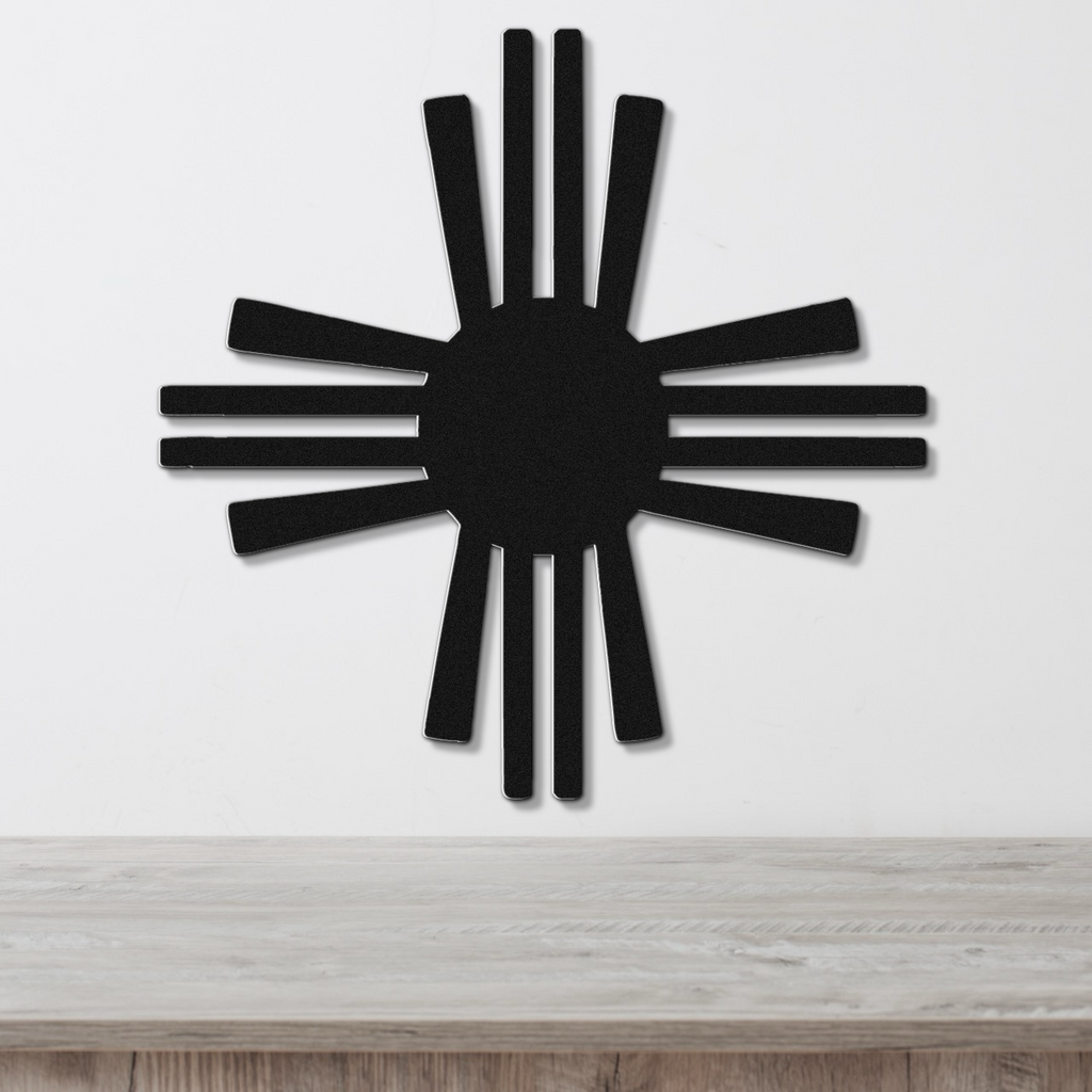Zia Sun Symbol Metal Wall Art
